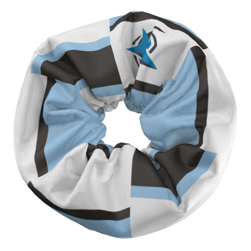 NRL Cronulla Sharks Hair Scrunchie - Official NRL Product - Hair Tie Band