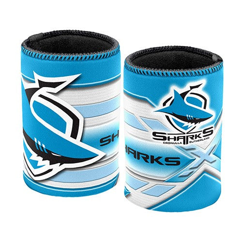 NRL Cronulla Sutherland Sharks Can Cooler - Gift Idea