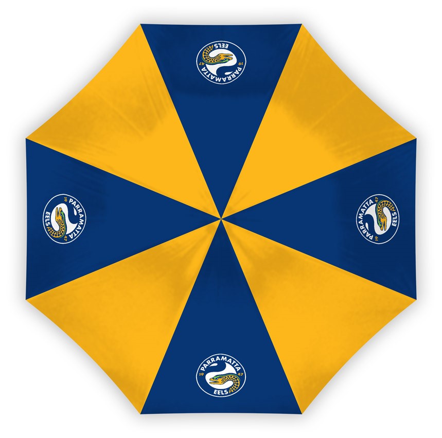 NRL Parramatta Eels Compact Umbrella - Glovebox Suitable - Gift idea