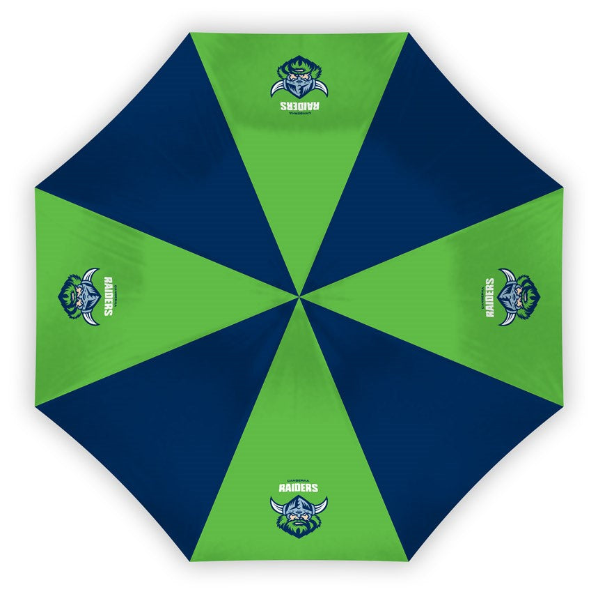 NRL Canberra Raiders Compact Umbrella - Glovebox Suitable - Gift idea