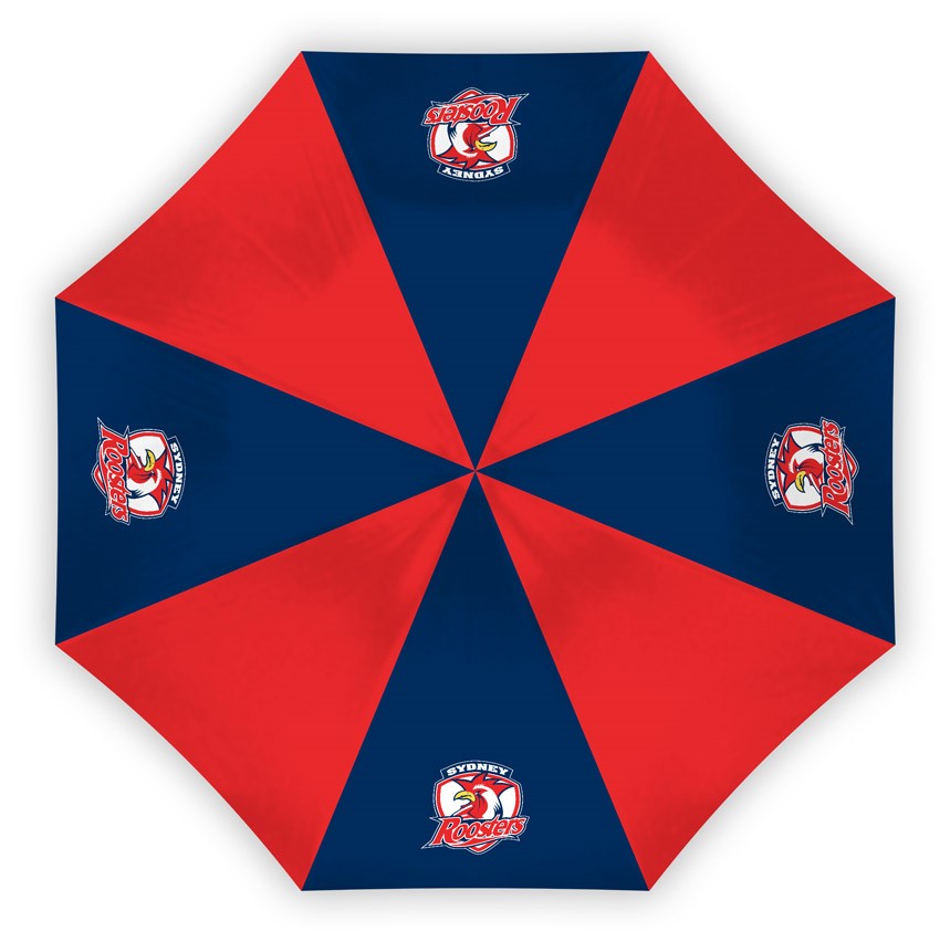 NRL Sydney Roosters Compact Umbrella - Glovebox Suitable - Gift idea