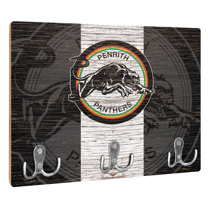 NRL Heritage Penrith Panthers Wall Key Rack Holder - Retro - Gift