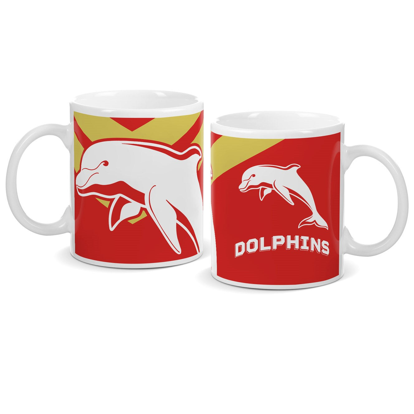 NRL Redcliffe Dolphins Ceramic Coffee Cup Mug