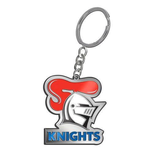 NRL Newcastle Knights Enamel Logo Keyring - Very High Quality