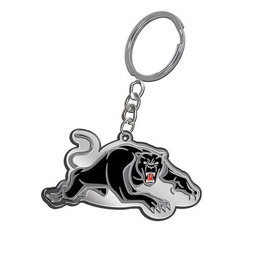 NRL Penrith Panthers Enamel Logo Keyring - Very High Quality