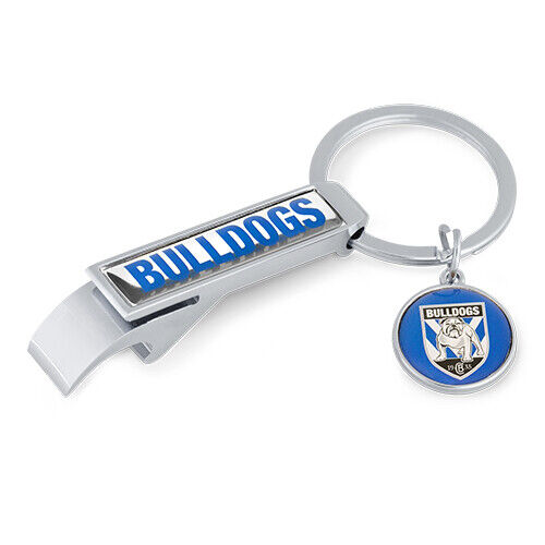 NRL Canterbury Bankstown Bulldogs Metal Keyring Bottle opener with Pendant