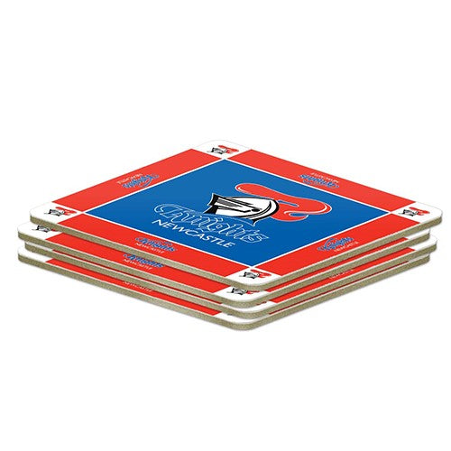 NRL Newcastle Knights Coasters - Pack of 4 Coasters - Gift Idea