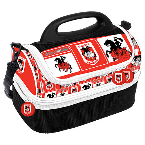 NRL St George Dragons Print Dome Cooler Bag - Insulated Lunch Box - Work, School