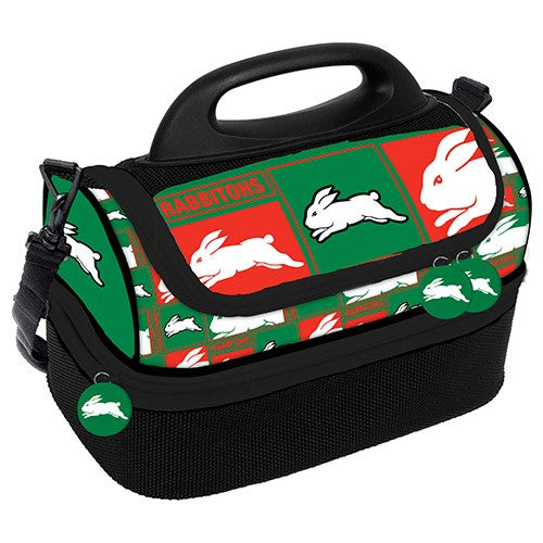 NRL South Sydney Rabbitohs Print Dome Cooler Bag Insulated Lunch Box Work School