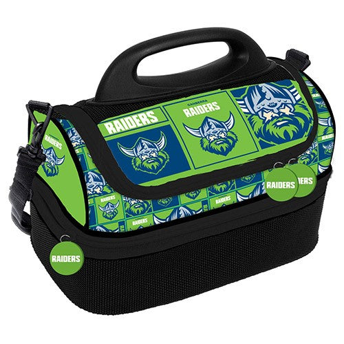 NRL Canberra Raiders Print Dome Cooler Bag - Insulated Lunch Box - Work, School