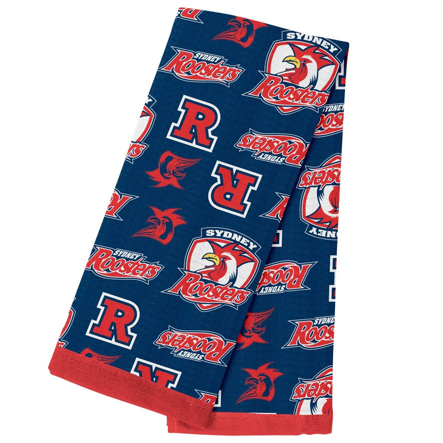 NRL Sydney Roosters Tea Towel - 40cm x 60cm