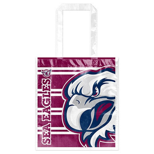 NRL Manly Sea Eagles Laminated Bag Shopping Gift - Reusable High Quality