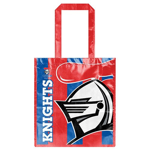 NRL Newcastle Knights Laminated Bag Shopping Gift - Reusable High Quality