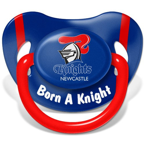 NRL Newcastle Knights Baby Dummy - Born a Knight - Pacifier