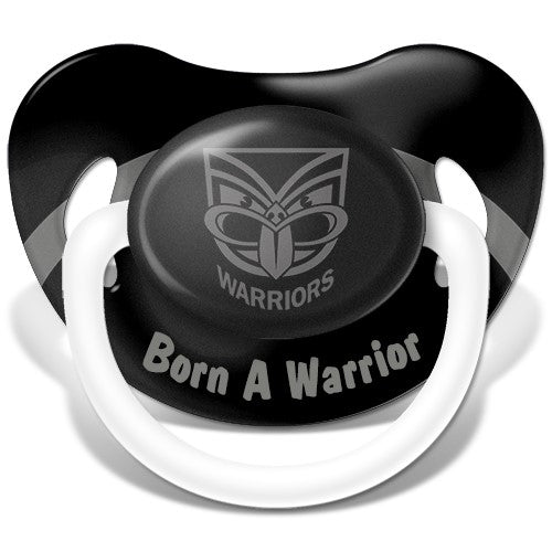 NRL New Zealand Warriors Baby Dummy - Born a Warrior - Pacifier