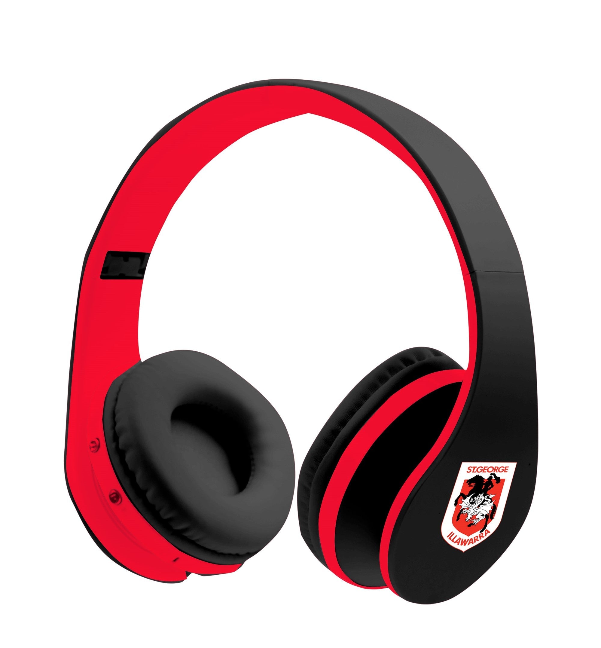 NRL St George Dragons Wireless Bluetooth Foldable Headphones (Stereo) -Gift Idea