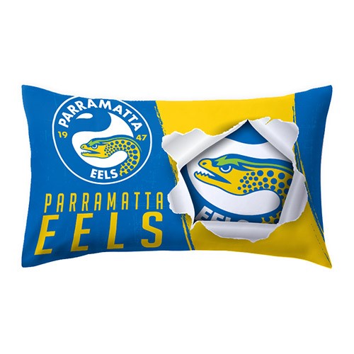 NRL Parramatta Eels - Single Pillow case - 73cm x 48cm