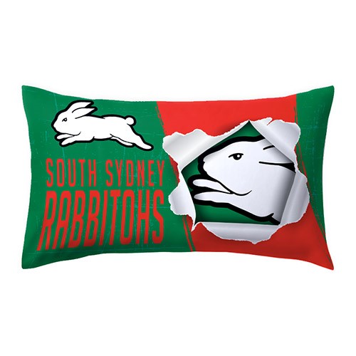 NRL South Sydney Rabbitohs - Single Pillow case - 73cm x 48cm