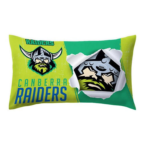 NRL Canberra Raiders - Single Pillow case - 73cm x 48cm