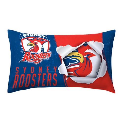 NRL Sydney Roosters - Single Pillow case - 73cm x 48cm