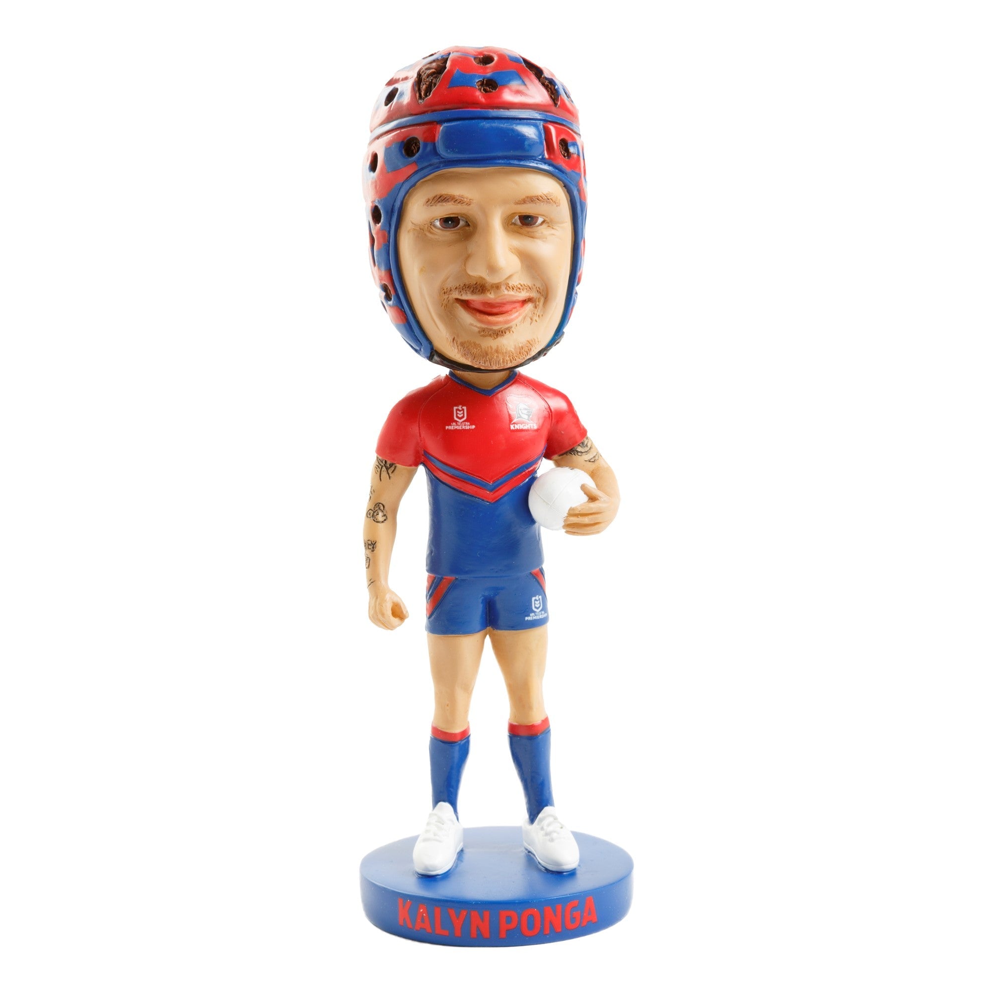 NRL Newcastle Knights KALYN PONGA Bobblehead Collectable 18cm tall statue