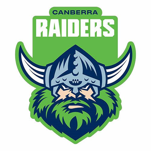 Official NRL Sticker Canberra Raiders 20cm(H) x 17cm(W) - Tracked Delivery