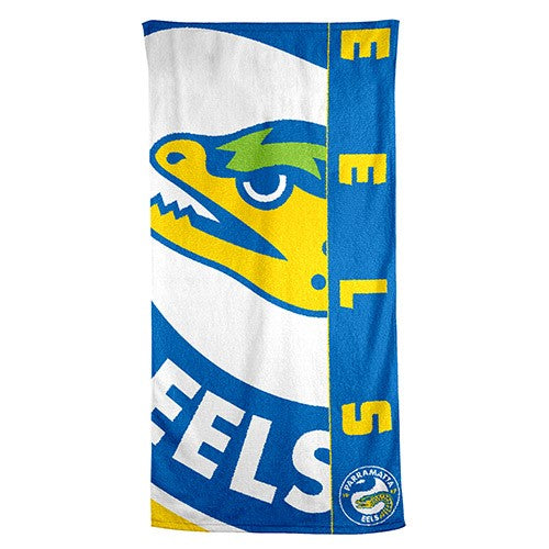 NRL Parramatta Eels Beach Towel -150x75cm (Gym, Swimming, Shower, Bath) Gift idea