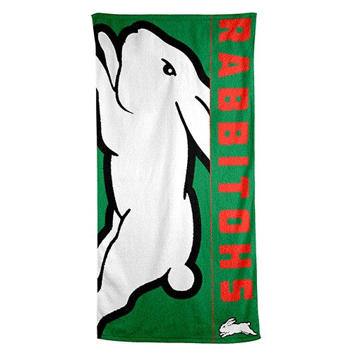 NRL South Sydney Rabbitohs Beach Towel -150x75cm (Gym, Swimming, Shower, Bath) Gift idea