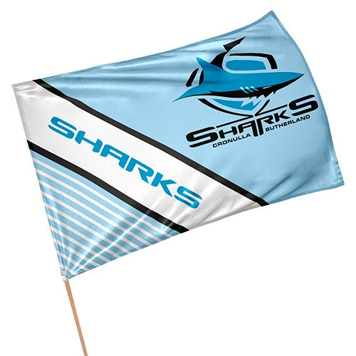 NRL Cronulla Sutherland Sharks - Game Day Flag - 90cm x 60cm