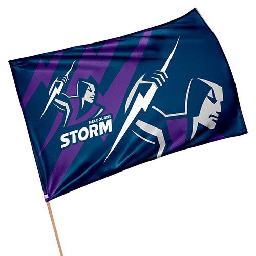 NRL Melbourne Storm - Game Day Flag - 90cm x 60cm