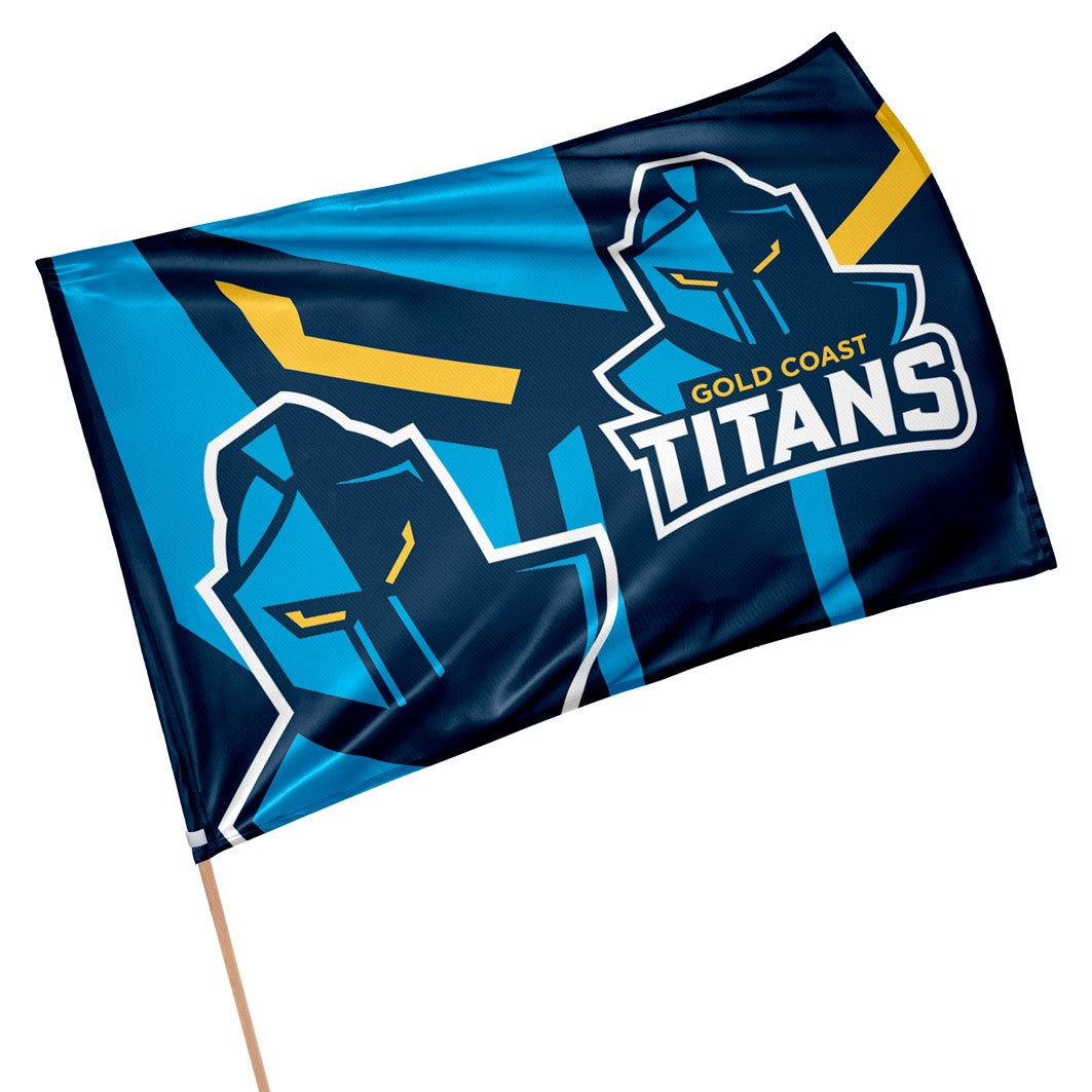 NRL Gold Coast Titans - Game Day Flag - 90cm x 60cm