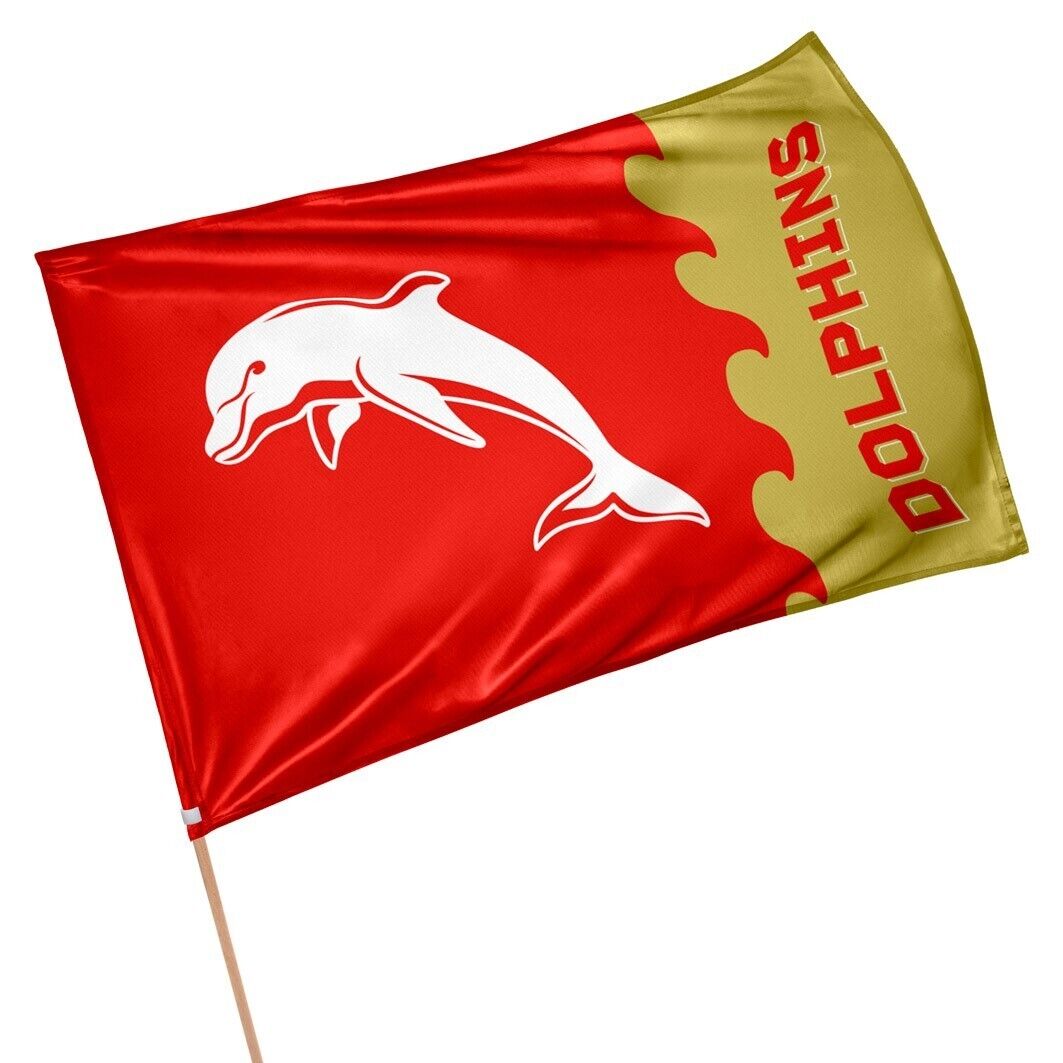 NRL Redcliffe Dolphins - Game Day Flag - 90cm x 60cm