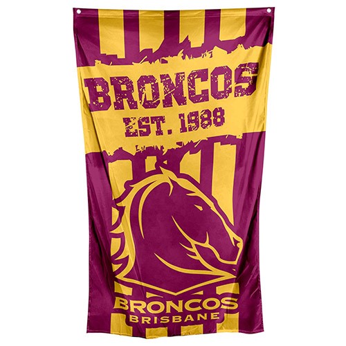 NRL Brisbane Broncos Cape/Wall Flag - 90cm x 150cm