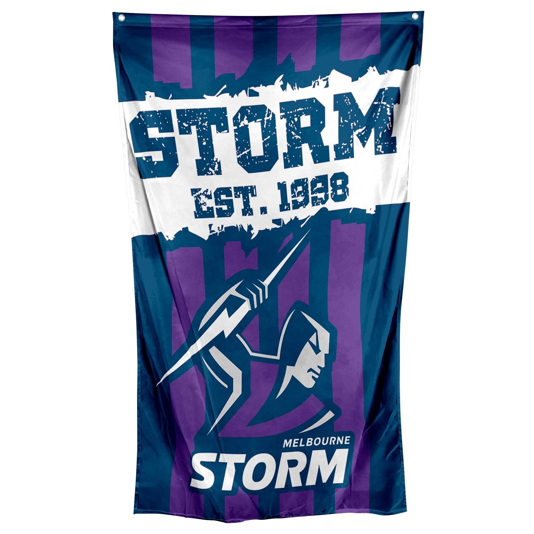 NRL Melbourne Storm Cape/Wall Flag - 90cm x 150cm