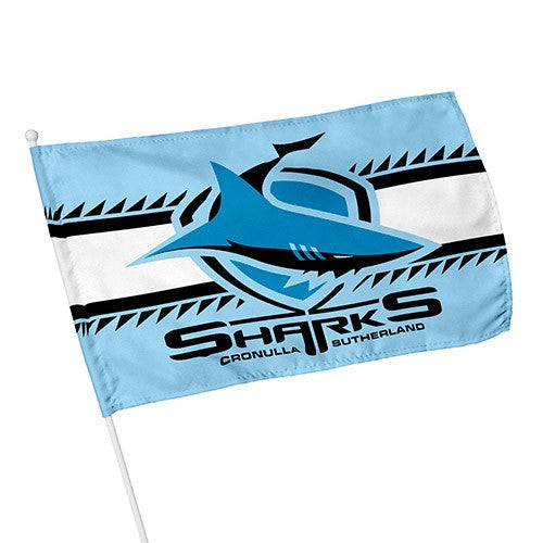 NRL Cronulla Sutherland Sharks - Kids Flag - 48cm x 30cm