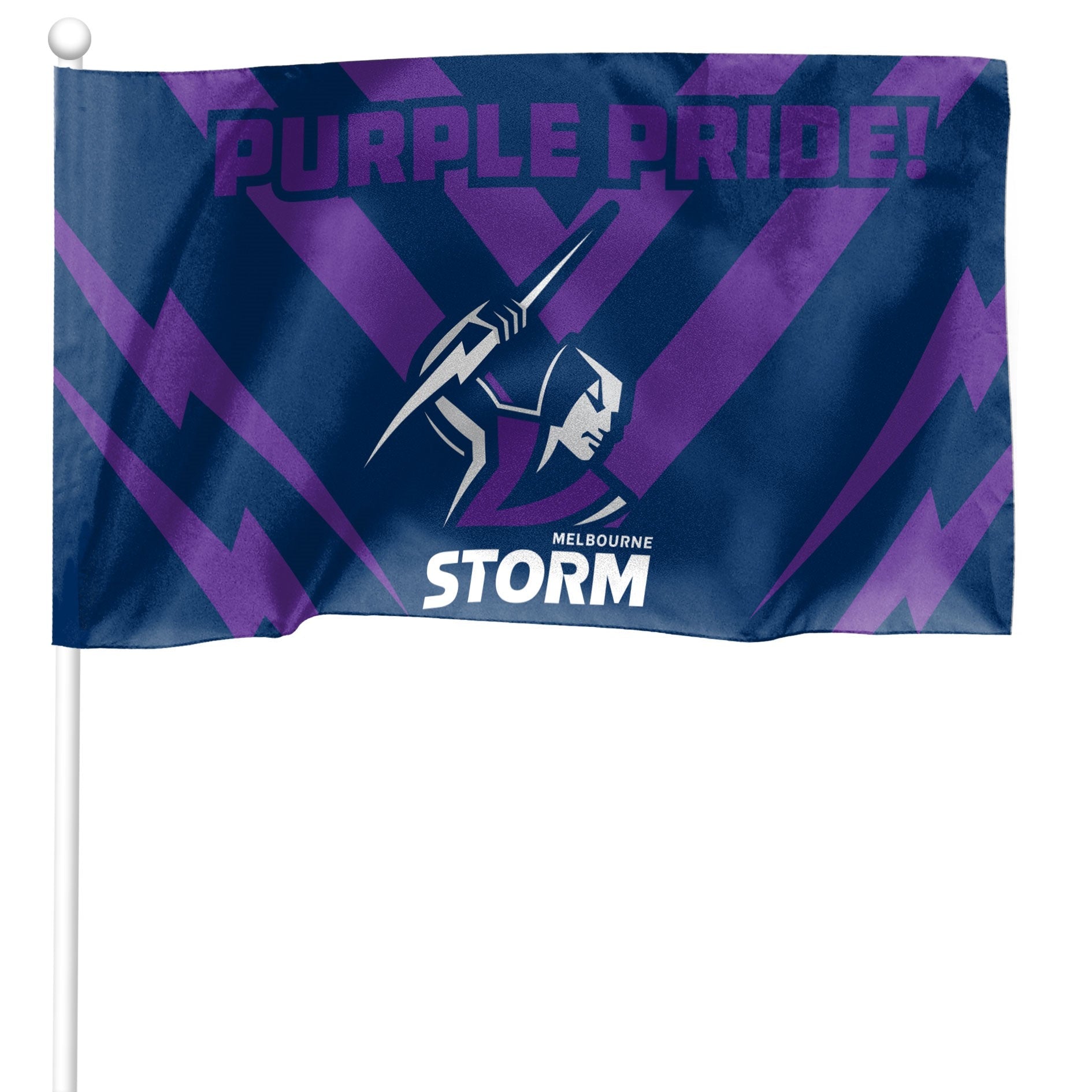 NRL Melbourne Storm - Kids Flag - 48cm x 30cm