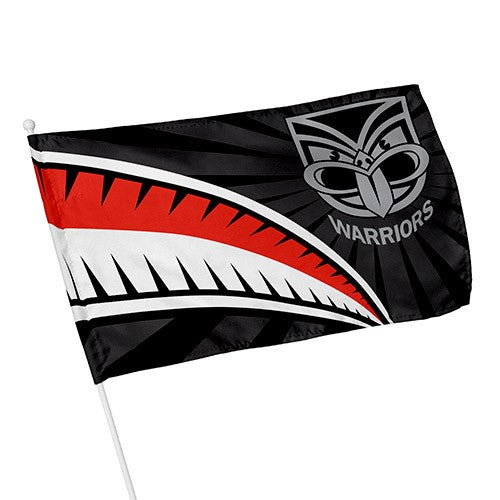 NRL New Zealand Warriors - Kids Flag - 48cm x 30cm - Retro Logo