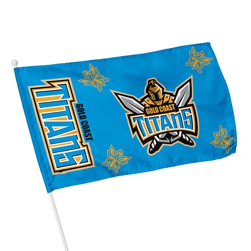 NRL Gold Coast Titans - Kids Flag - 48cm x 30cm