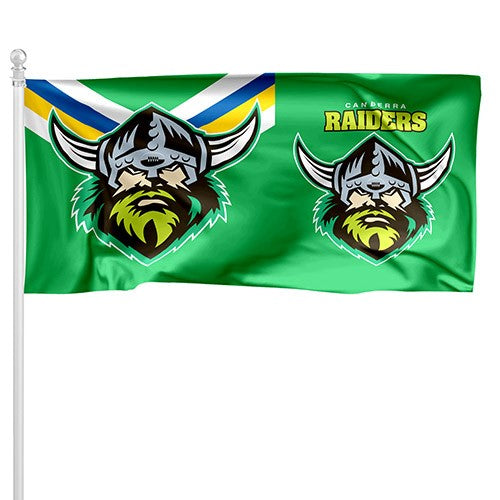 NRL Canberra Raiders - Large Flag Pole Style - 180cm x 90cm (Pole not included)