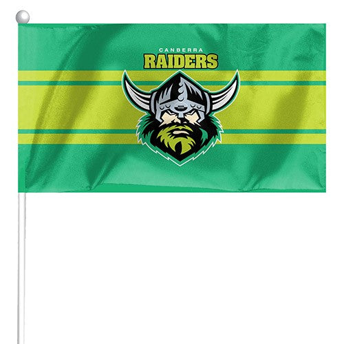 NRL Canberra Raiders - Set of 2 Mini Flags - 24.5cm x 12.4cm