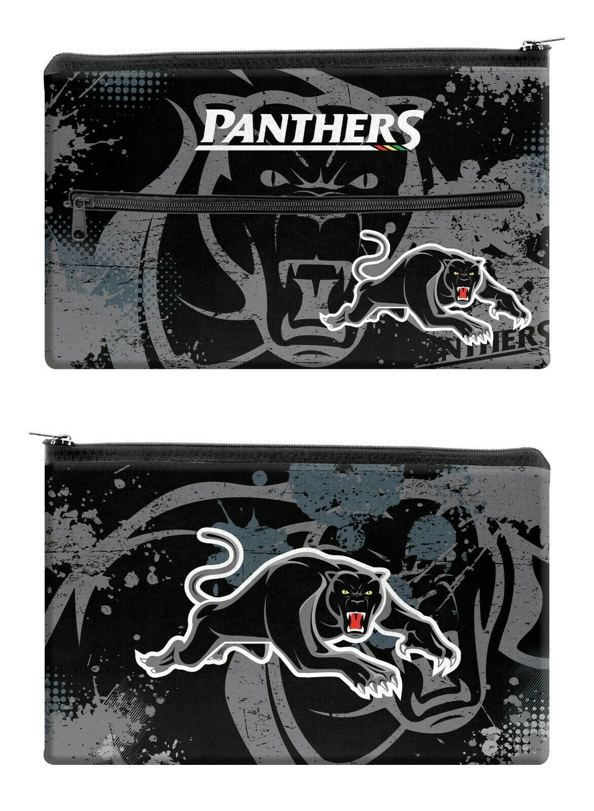 NRL Penrith Panthers Pencil Case - Large Neoprene 33cm x 21cm