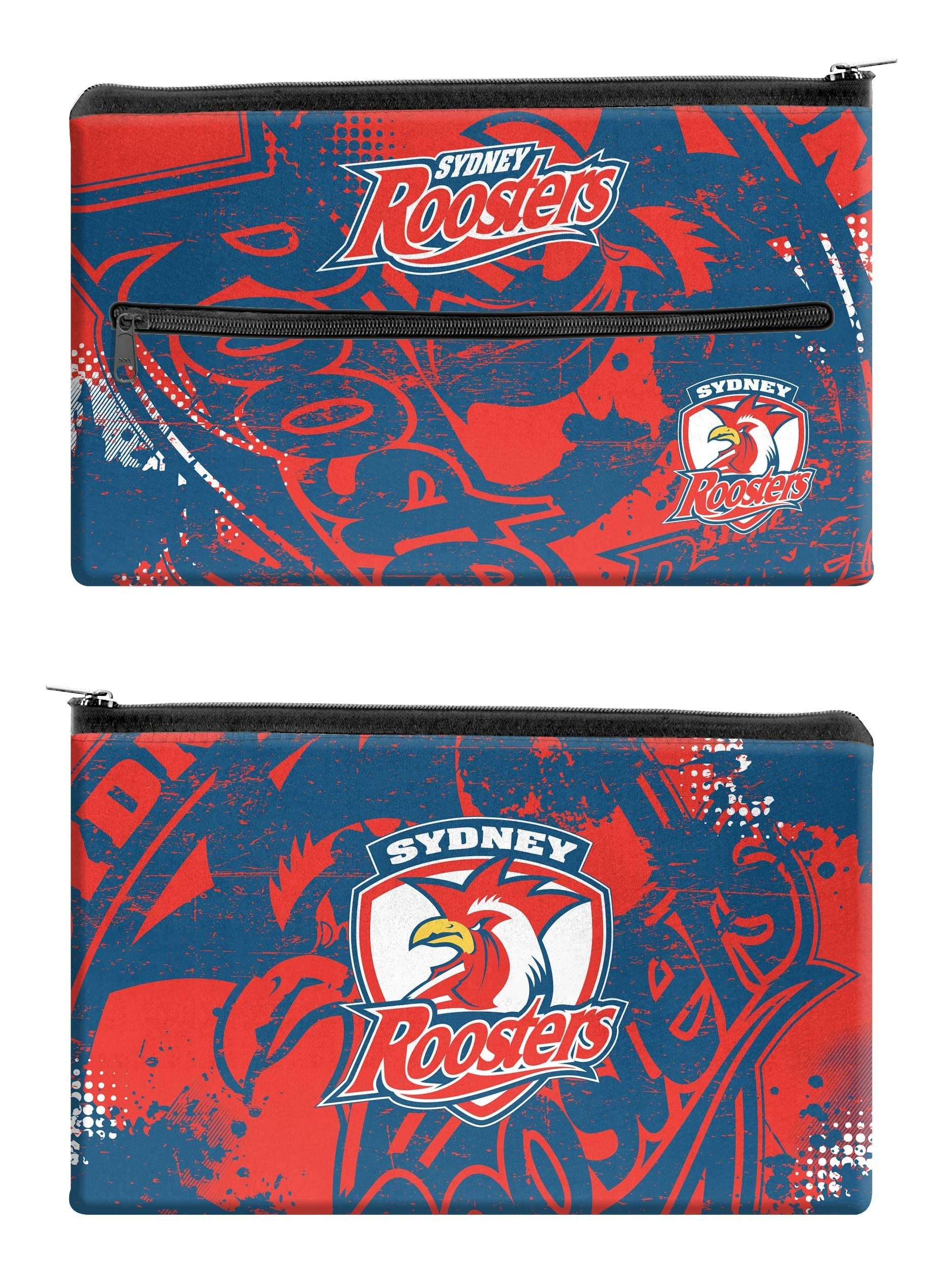 NRL Sydney Roosters Pencil Case - Large Neoprene 33cm x 21cm