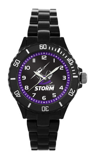 NRL Melbourne Storm Kids Watch - Star Series - Complete with Gift Box