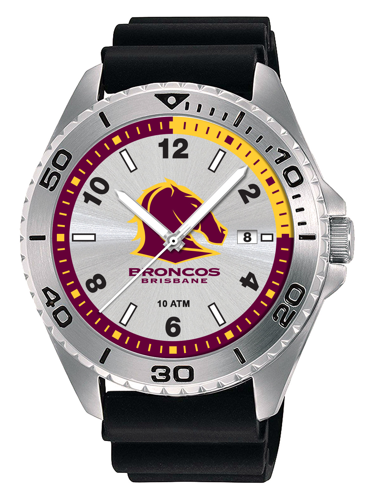 Official NRL Brisbane Broncos Watch - Try Series - Complete with Gift Box